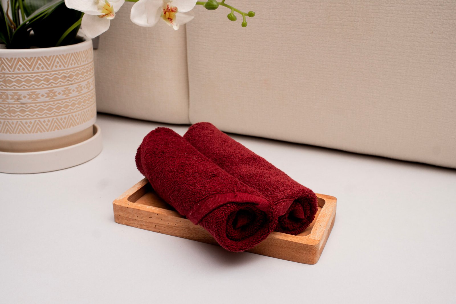 Face Towel Maroon