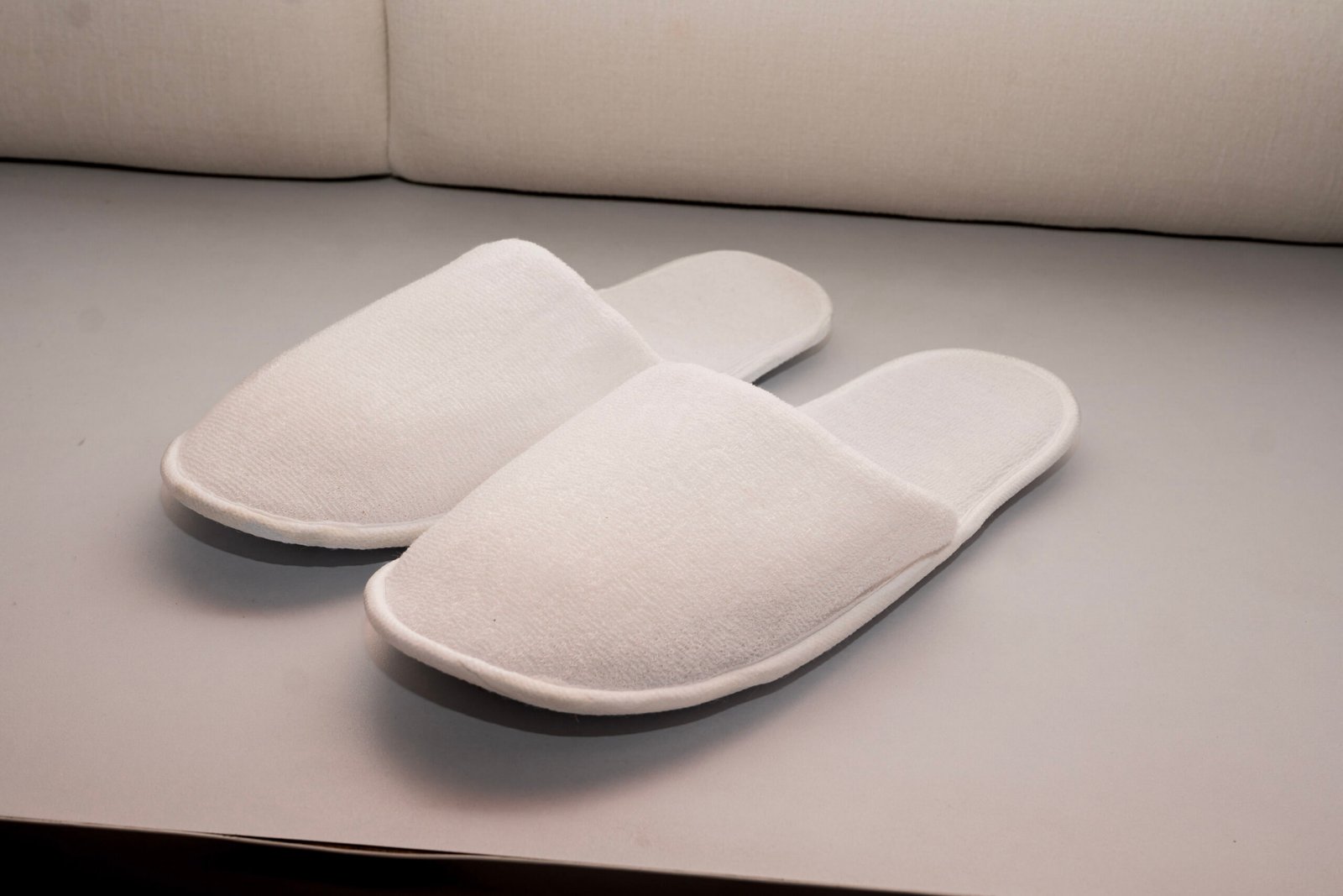 Slippers Terry Cotton White