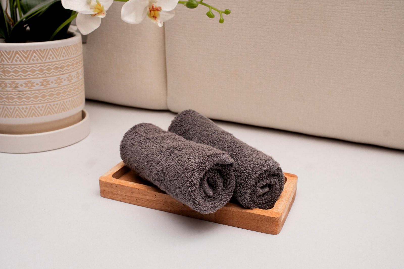 Face Towel Grey