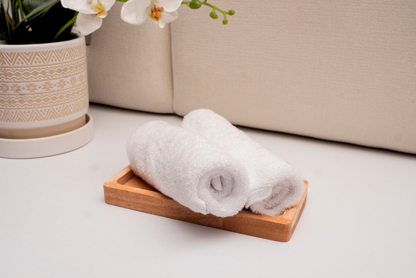 Face Towel White